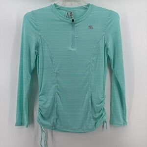 WOMENS SIZE‎ M ZEROXPOSUR SUN PROTECTION TOP COLOR-mint Green